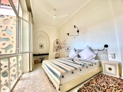 RIAD MODERNE DE 3 CHAMBRES AVEC PISCINE À BAB DOUKKALA MARRAKECH MÉDINA