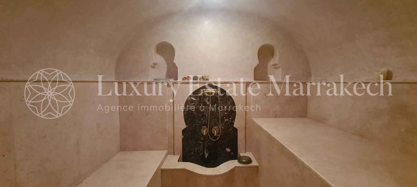 Médina, Riad de charme 6 chambres, spa, hammam, solarium, 250m2, sidi Mimoun, état neuf-8