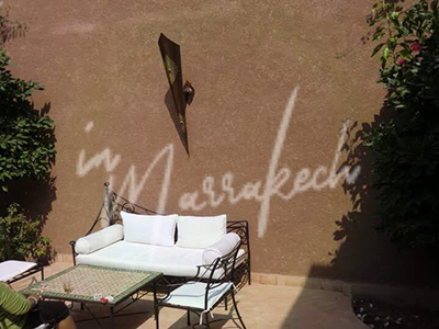 Chaleureuse villa en location au cœur de la palmeraie