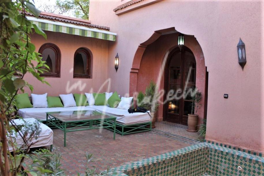 Coquette villa riad de 2 chambres à vendre à la palmeraie-7