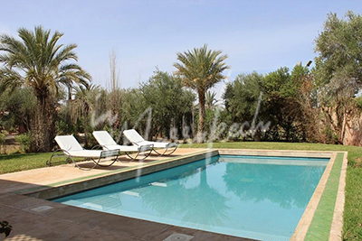 Villa meublée  plain pied sur la route de fes