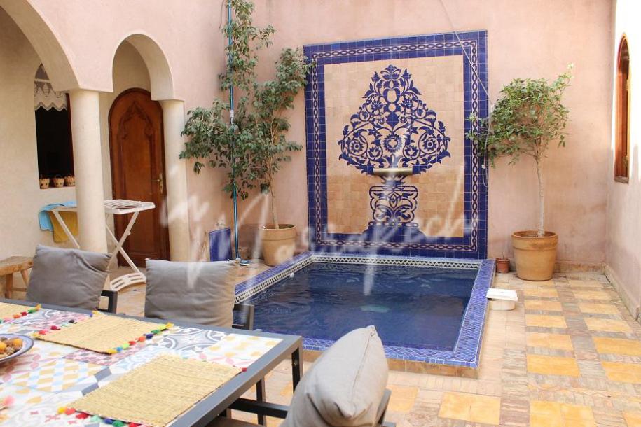 Magnifique villa riad à vendre à la palmeraie-0