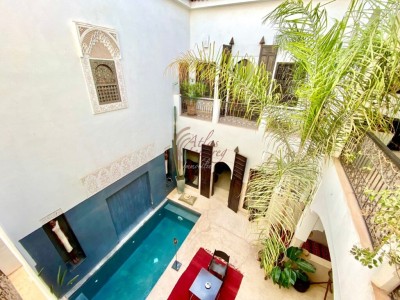 RIAD MAISON D’HÔTE AVEC PISCINE DE 5 CHAMBRES À KASBAH MARRAKECH MÉDINA