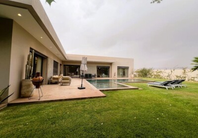 Villa contemporaine meublée 4 chambres Route d'Ourika-8