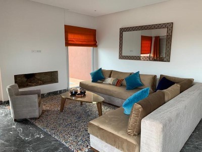 Villa contemporaine 3 chambres axe Tahanaout