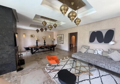 Villa 4 chambres première ligne de golf route de l'Ourika-13