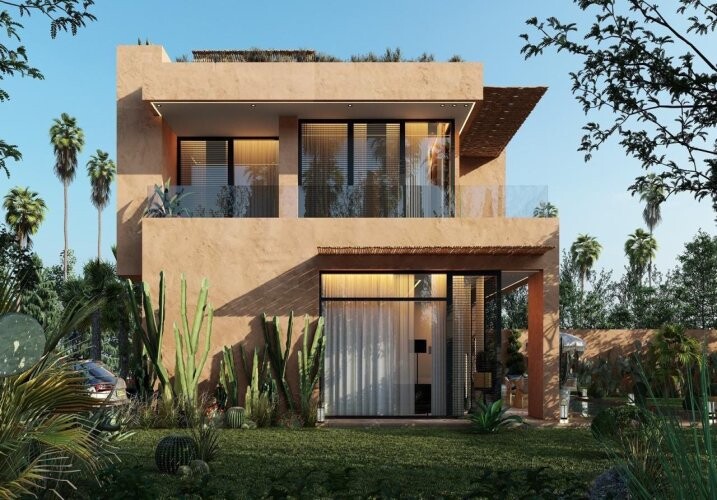 Villa titrée en cours de construction 4 chambres Route de l'Ourika-4