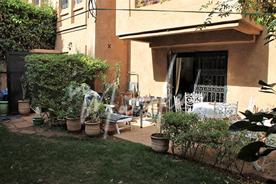 Appartement avec deux  jardins privatifs  en location sur targa