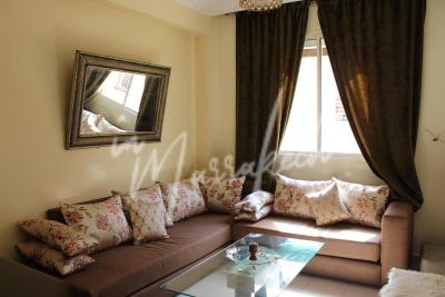 Appartement semi-meublé à louer sur mabrouka