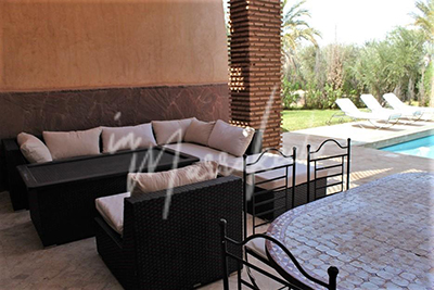 Villa meublée  plain pied sur la route de fes