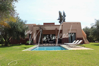 Villa meublée  plain pied sur la route de fes