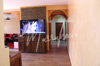 3 chambres à  Louer semi meublé avec grande terrasse