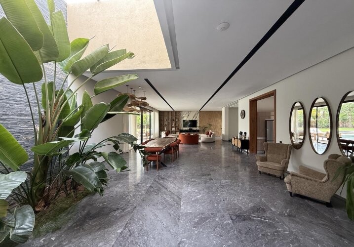 Villa neuve titrée contemporaine 4 chambres Route de l'Ourika-3