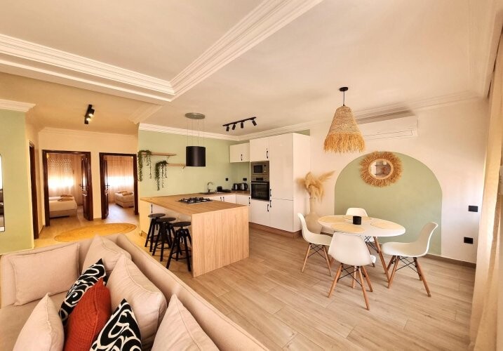 Appartement refait à neuf 2 chambres Guéliz-2