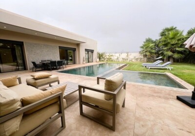 Villa contemporaine meublée 4 chambres Route d'Ourika-4