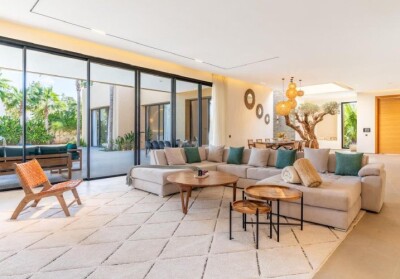 Villa neuve titrée contemporaine 4 chambres Route de l'Ourika-3